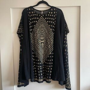 Free People Mesh Poncho